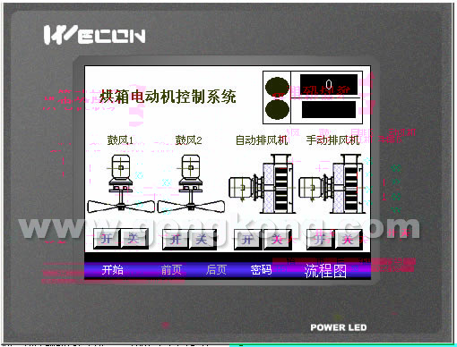 廈門維控5.7寸觸摸屏作為數(shù)字無紙記錄儀的使用案例